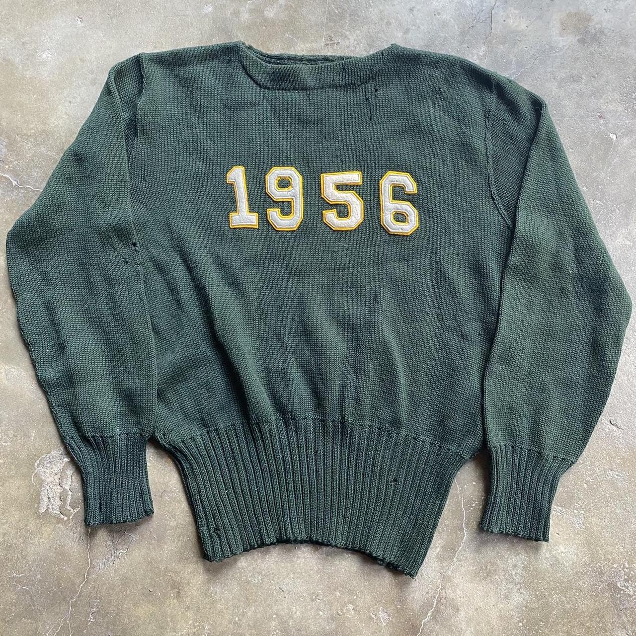 Vintage 1956 distressed Stadium college sweater from...