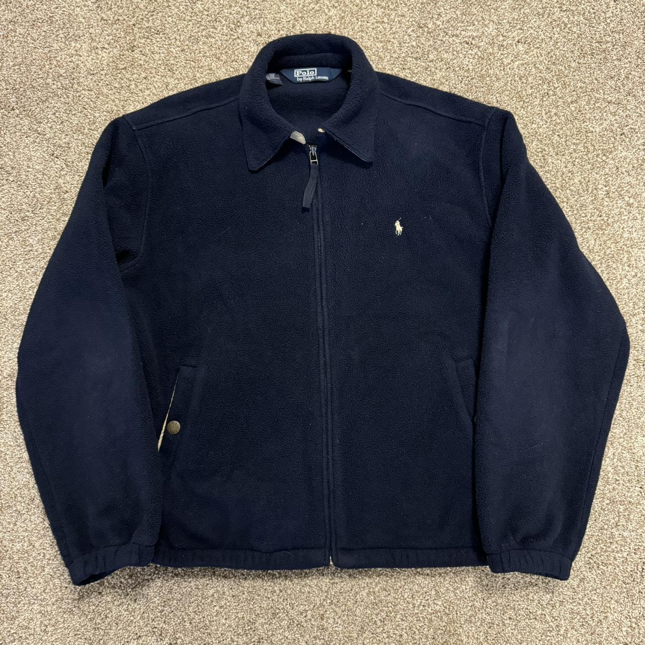 vintage polo ralph lauren harrington fleece jacket,... Depop