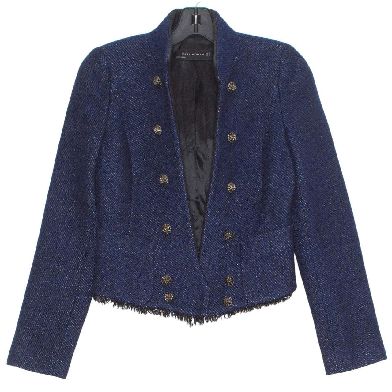 Tweed blazer zara on sale woman