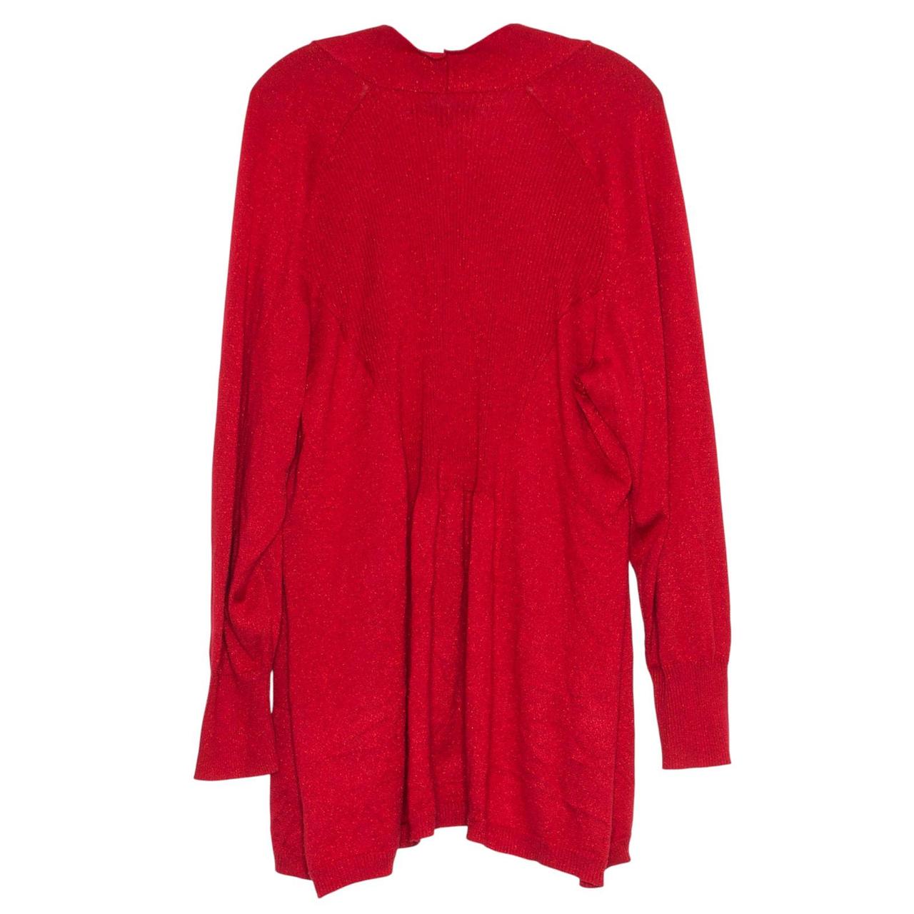Apt. 9 Women's Cardigan - Red - 3XL – Apt 9 Cardi… - image 2