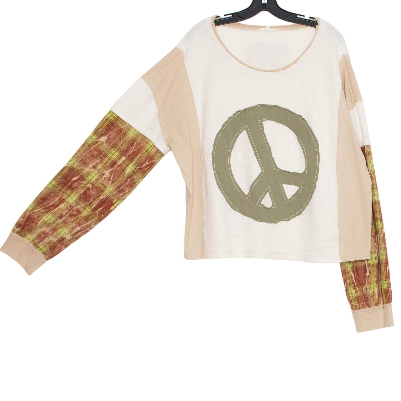 Preloved Women's Blouse - Multi - M – Patchwork B… - image 6