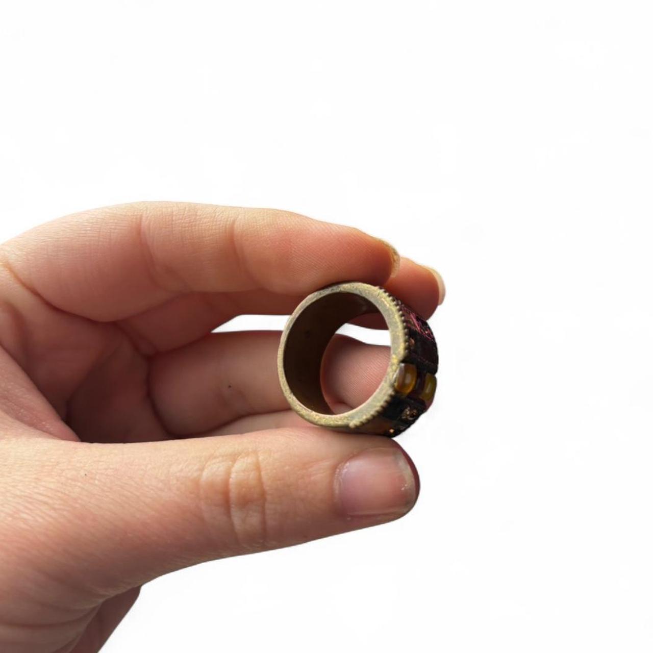 Women's Ring - Multi/Yellow – Multicoloured Gemst… - image 2