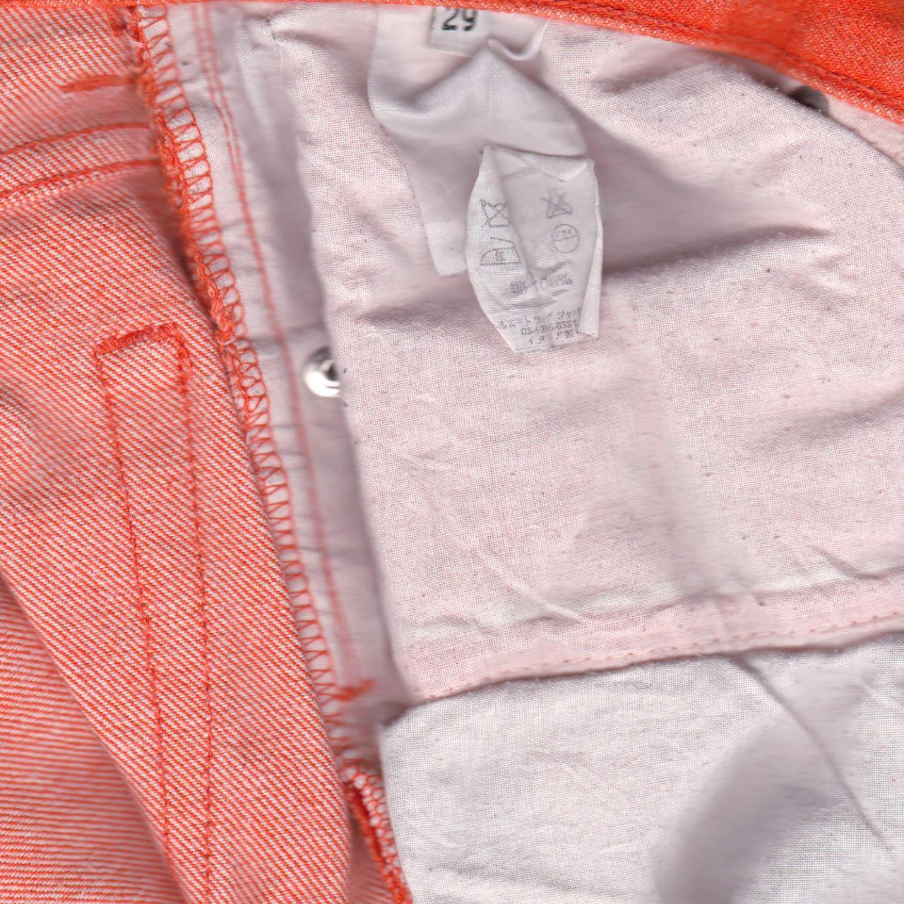 Safety orange denim from Spring/Summer 2000 | Depop
