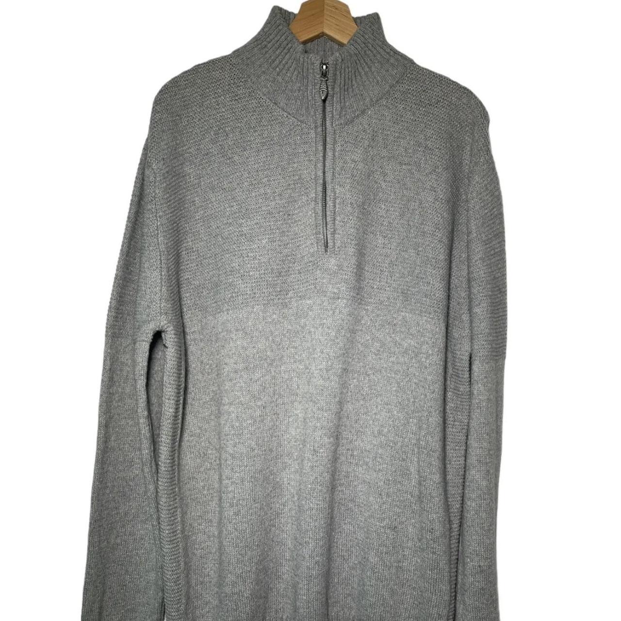Weird Fish Mens Grey Jumper Size XL Long Sleeve... Depop