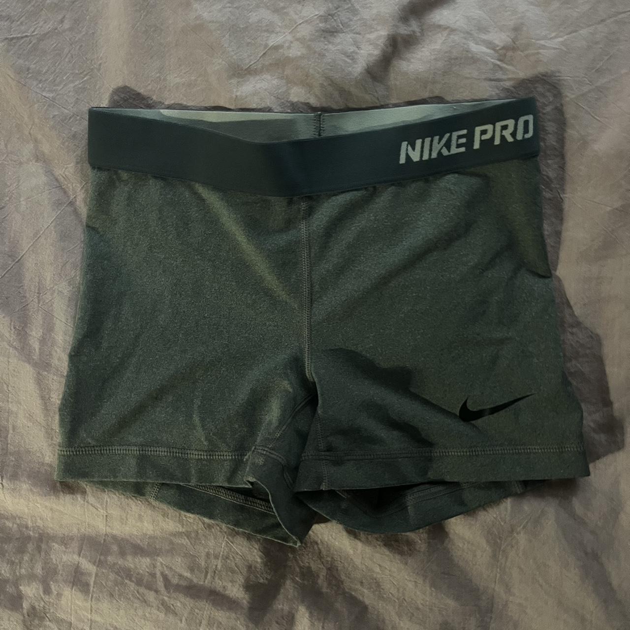 womens grey nike pro shorts