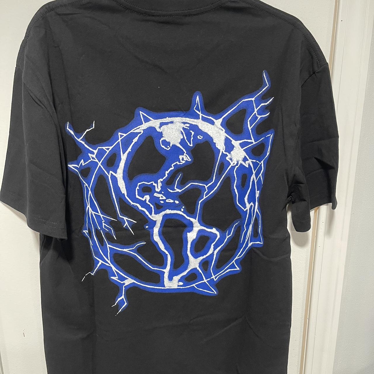 Revenge Tee Blue Lightning | Depop