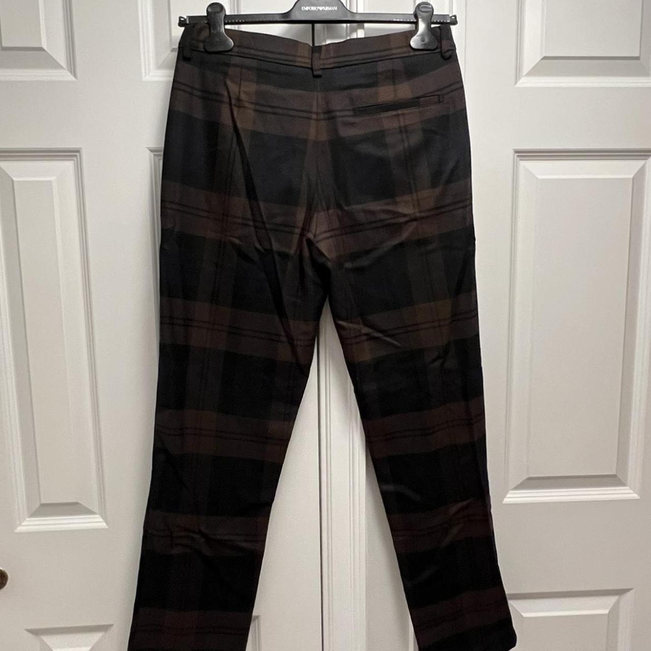 River Island Men's Brown and Black Trousers (2)