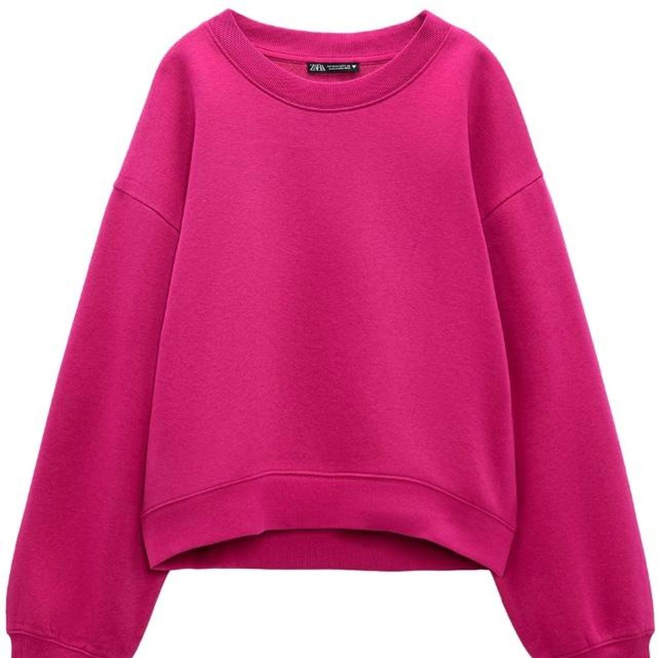 Zara pink sweatshirt 💌ships in 1-2 days Feel Depop