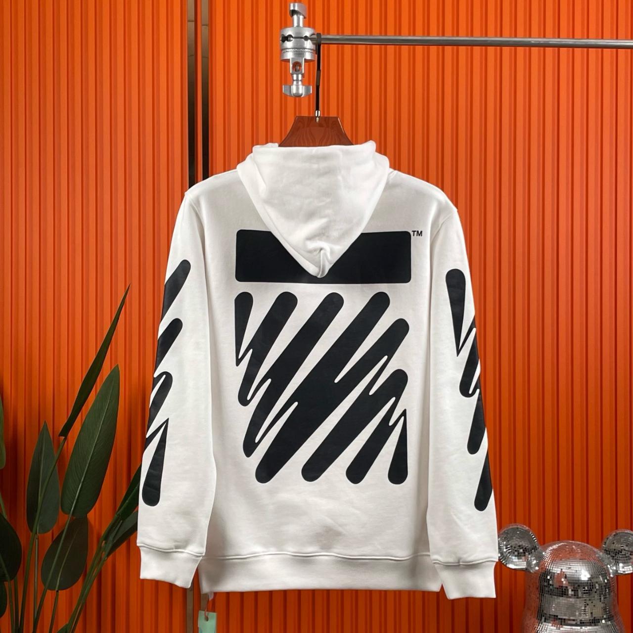 New loose-fitting hoodie for men and women, white - Depop