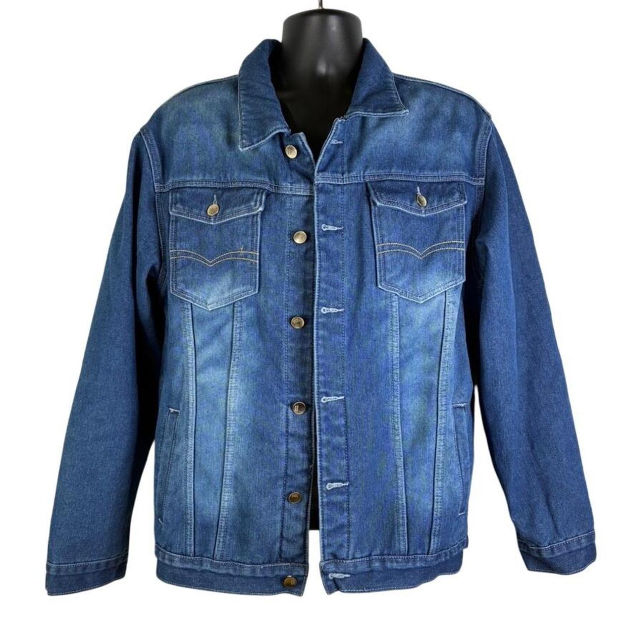 Preloved Men's Shacket Jacket - Blue - L – Reverb… - image 2