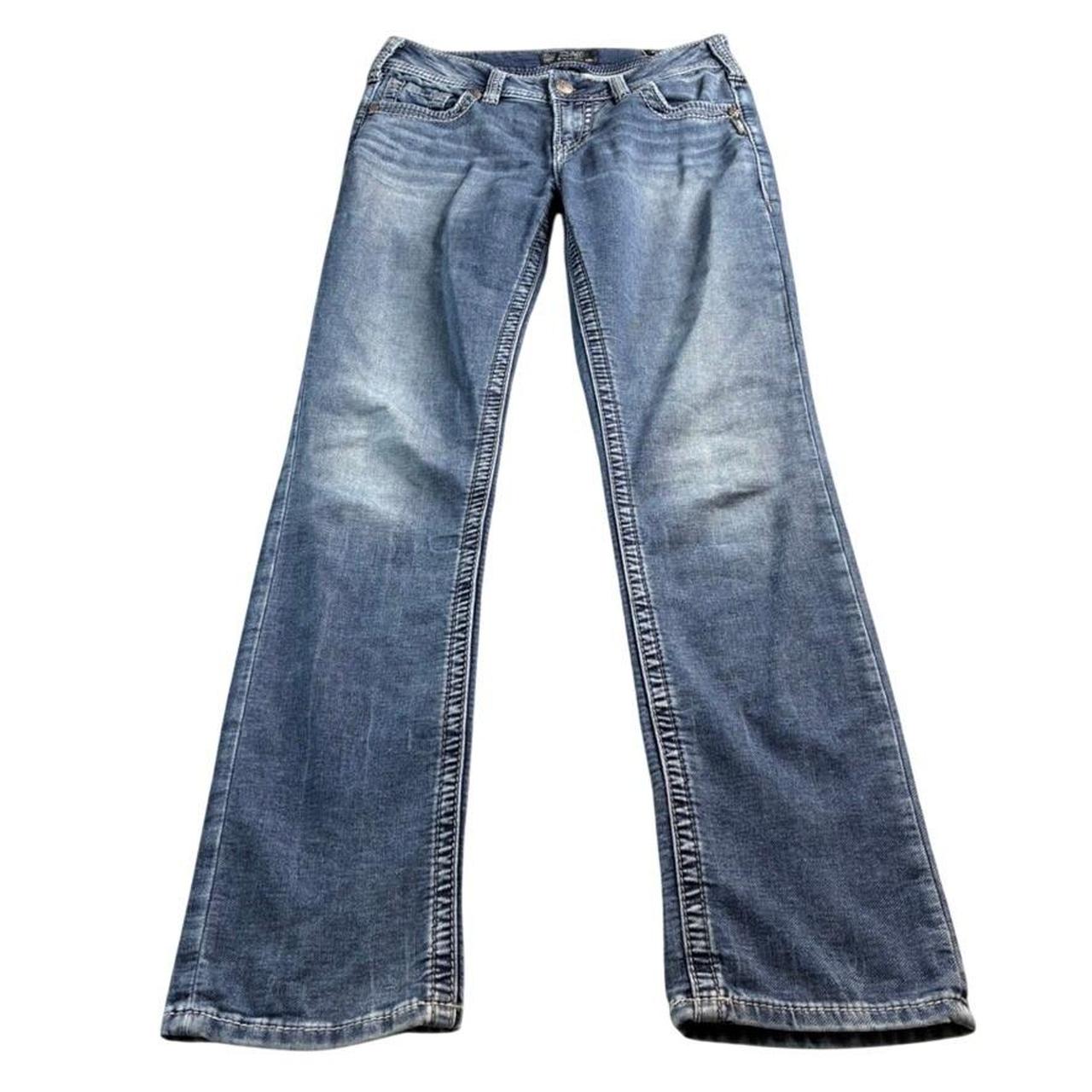 Silver Jeans Co. Women's Straight leg Embroidered… - image 2