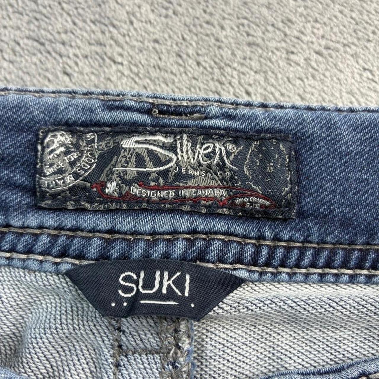 Silver Jeans Co. Women's Straight leg Embroidered… - image 4