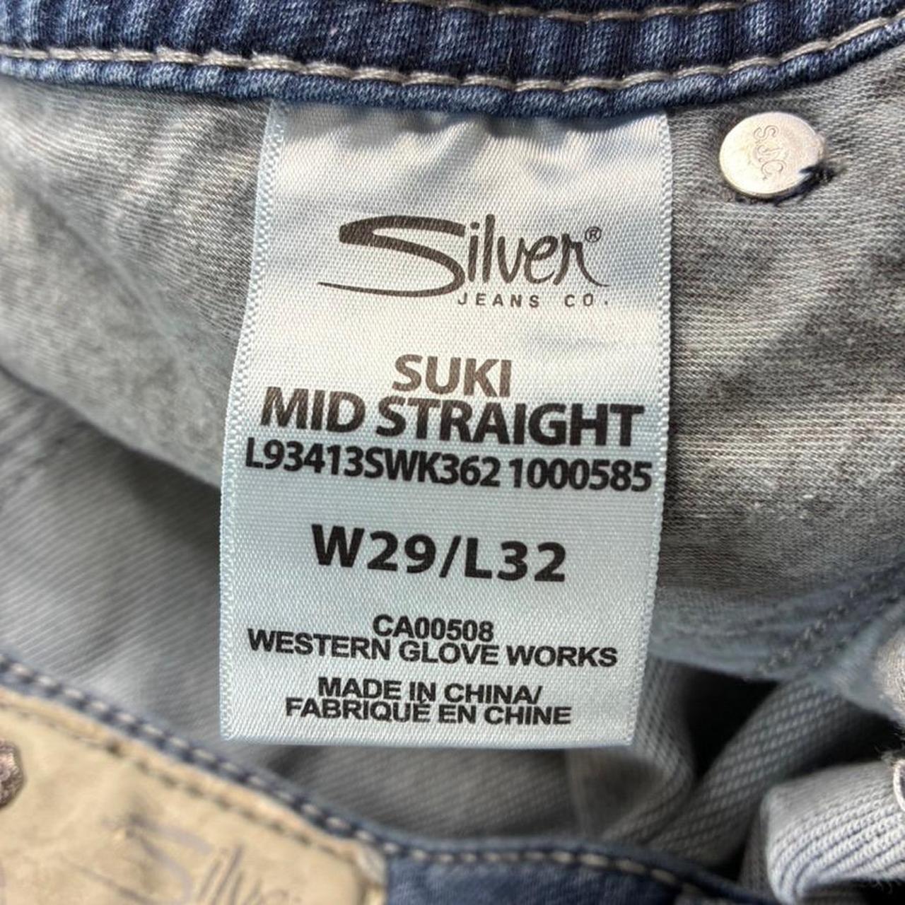 Silver Jeans Co. Women's Straight leg Embroidered… - image 5