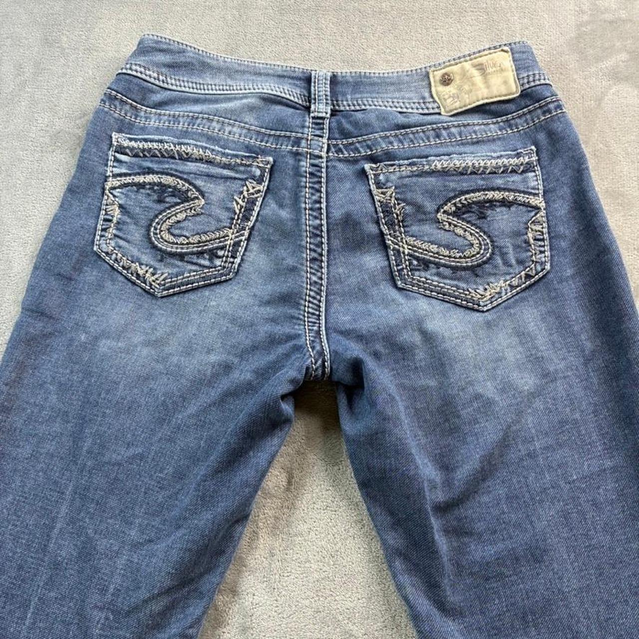 Silver Jeans Co. Women's Straight leg Embroidered… - image 8