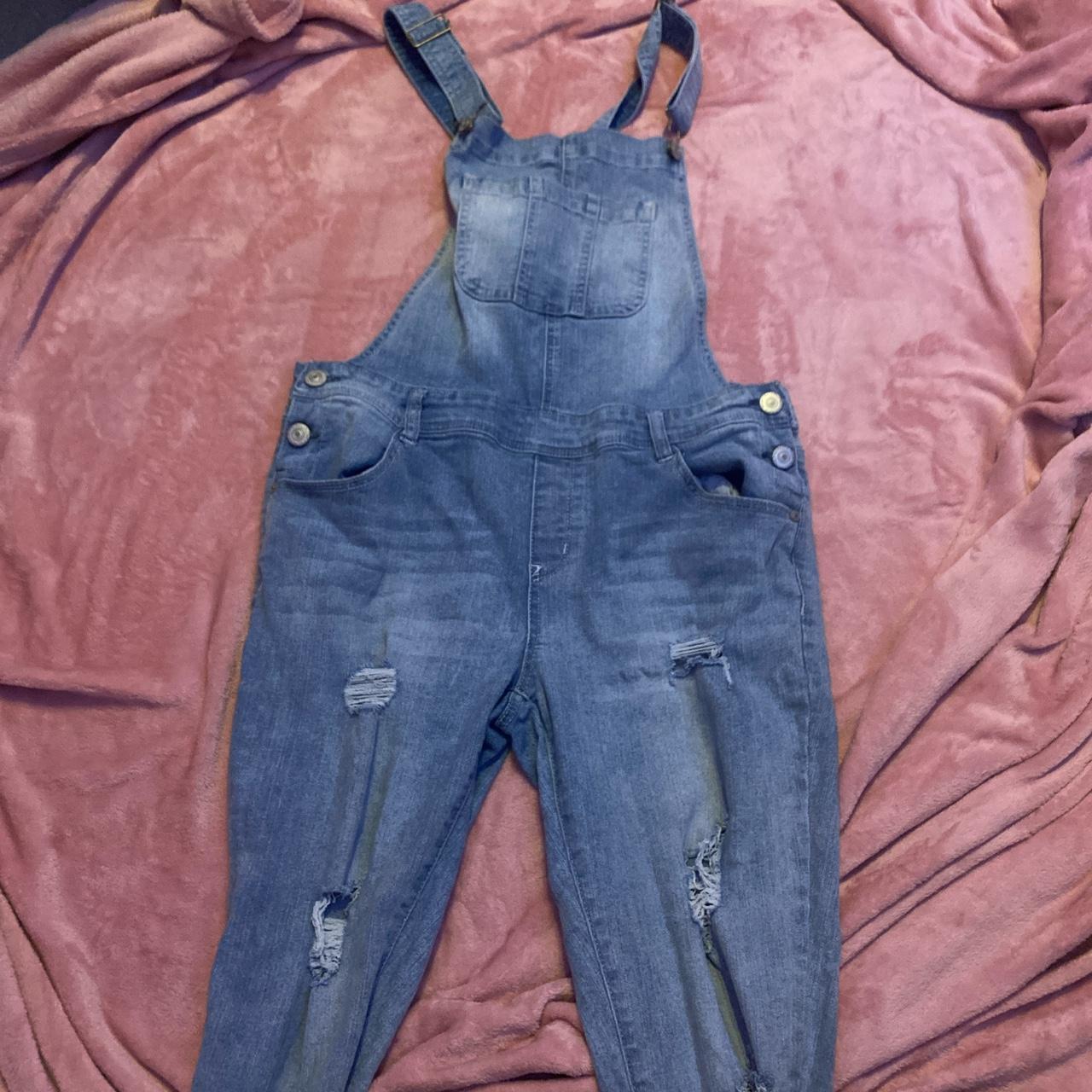 Extra Large Jean Overalls, good condition #overalls... - Depop