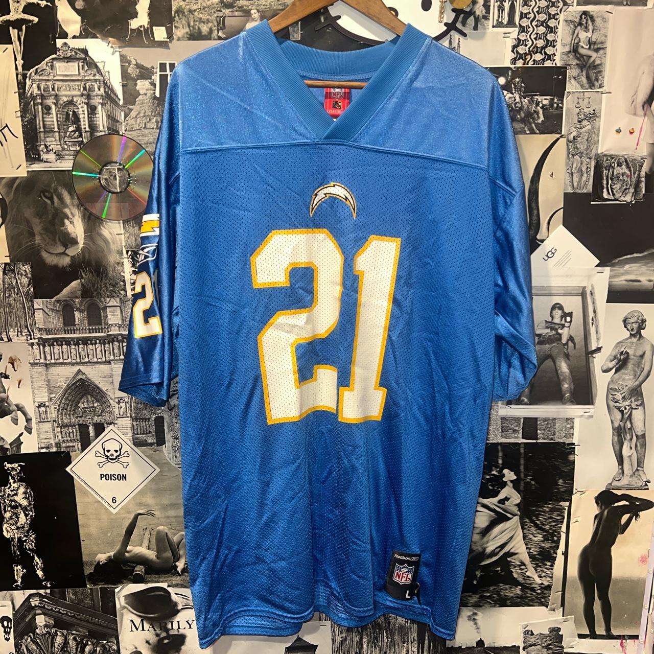 Vintage Rookie Reebok Ladainian Tomlinson Chargers - Depop