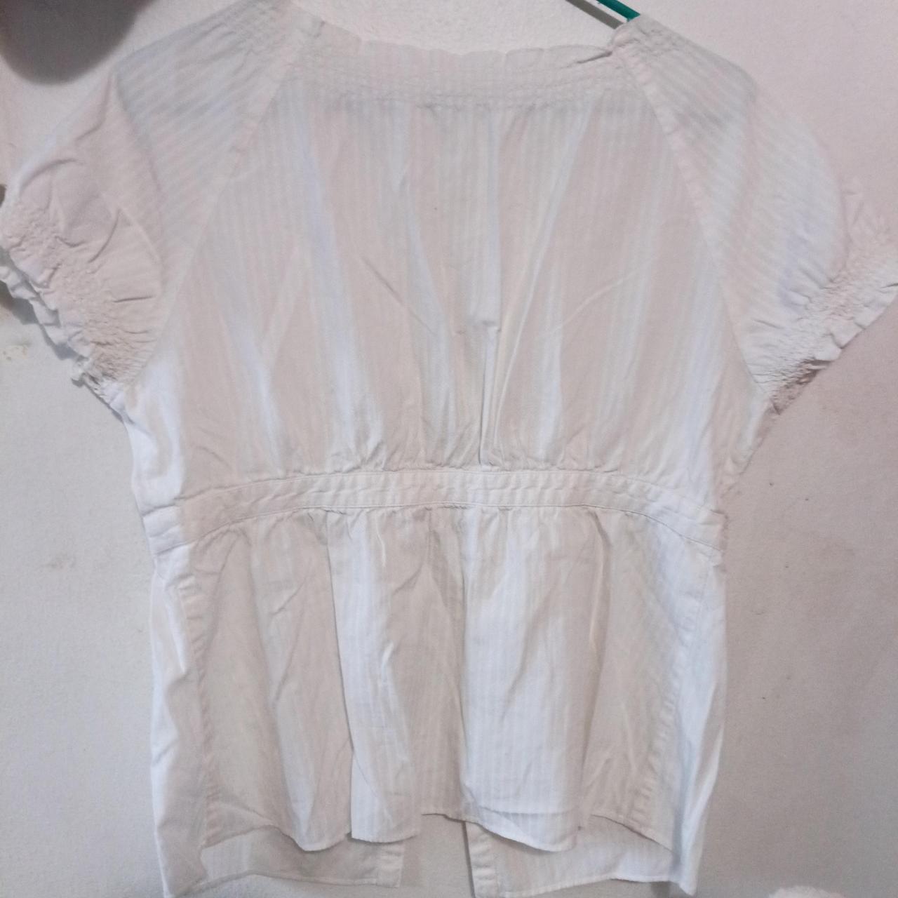 No added sugar women's white blouse