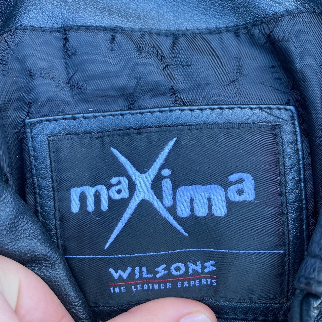 Oversized leather jacket. Cute fit going out jacket.... Depop