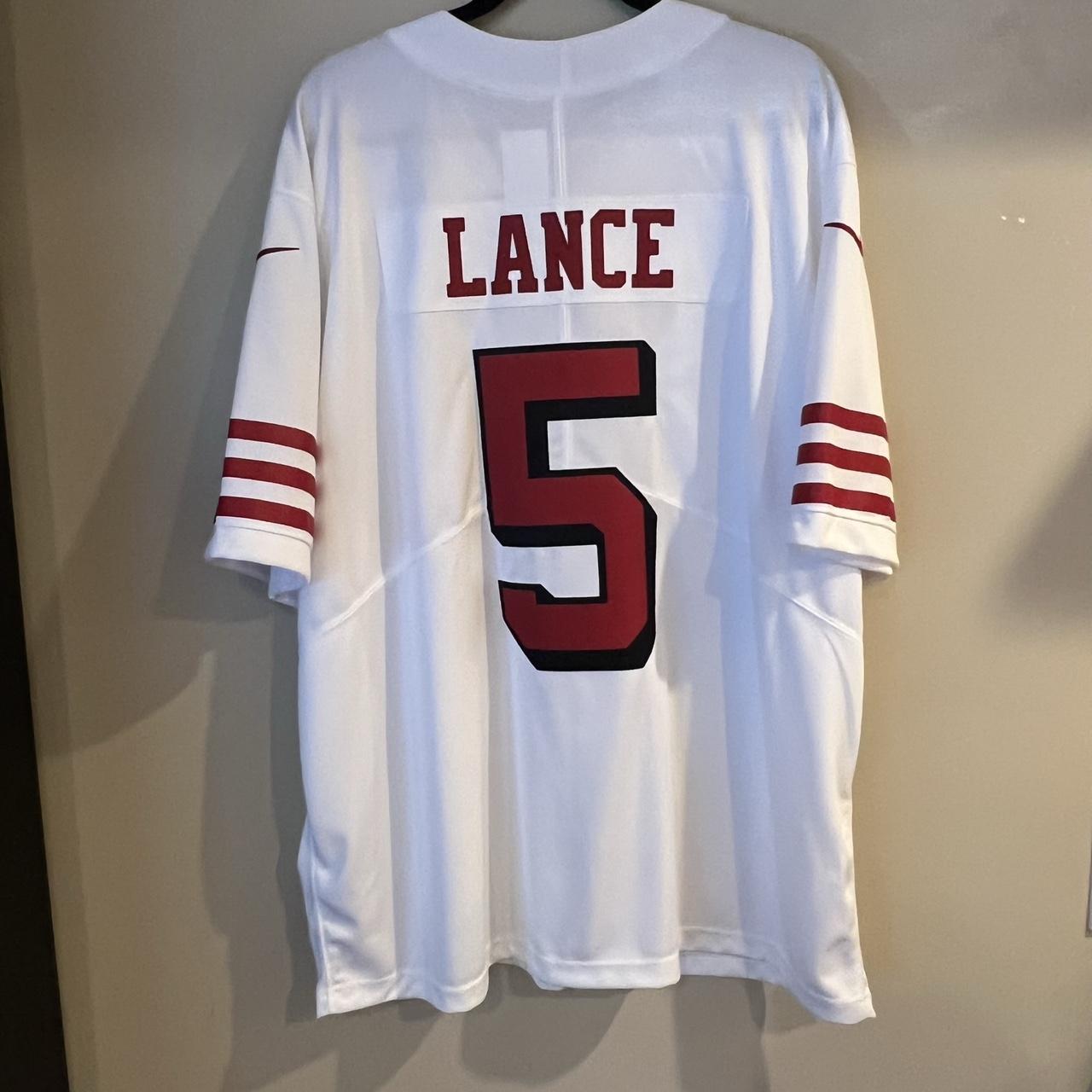 Nike San Francisco 49ers Trey Lance Jersey - Depop