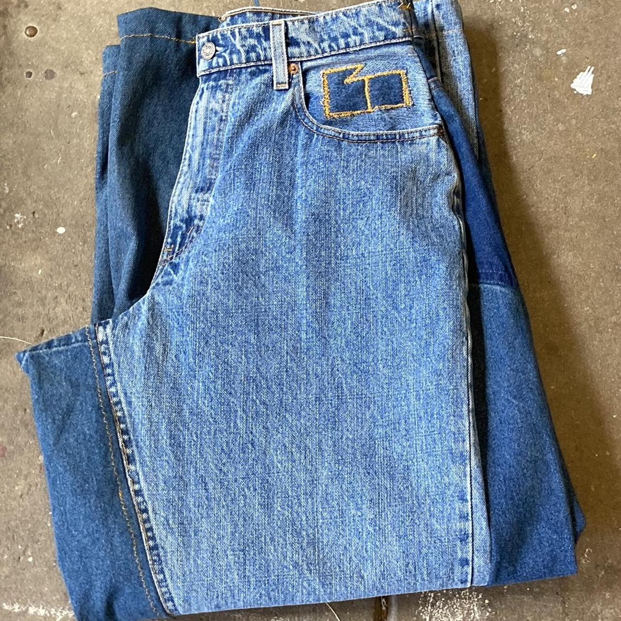 Open to trades Baggy Levi’s with dark blue inseams... - Depop