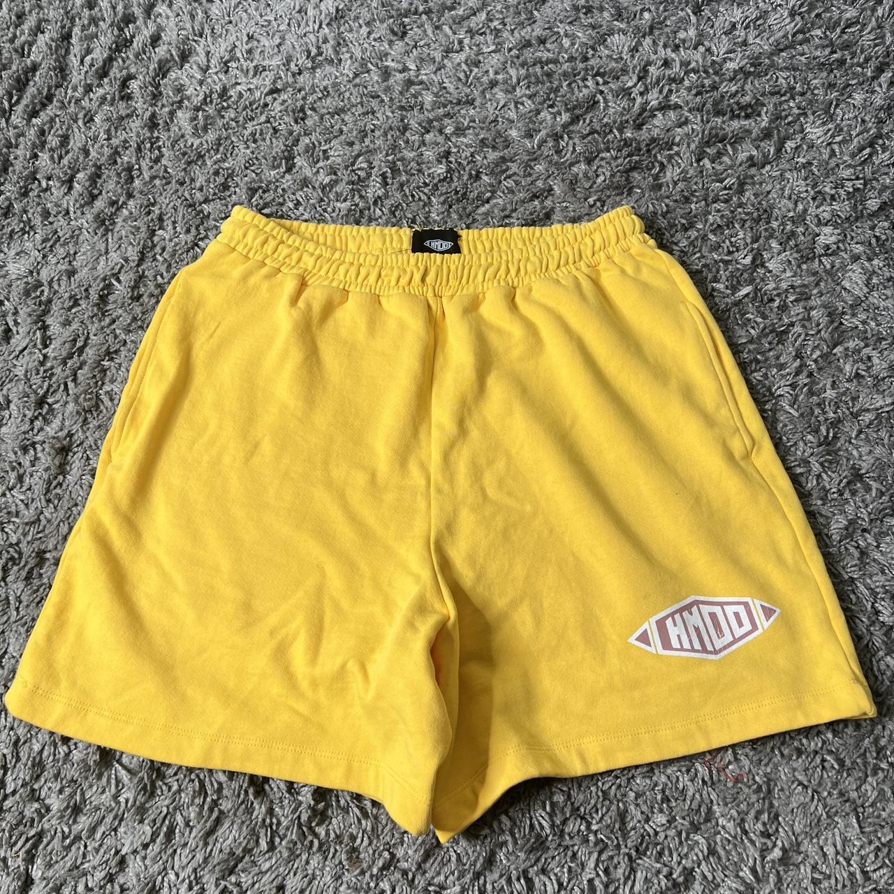 HMDDLA cotton logo shorts - Depop
