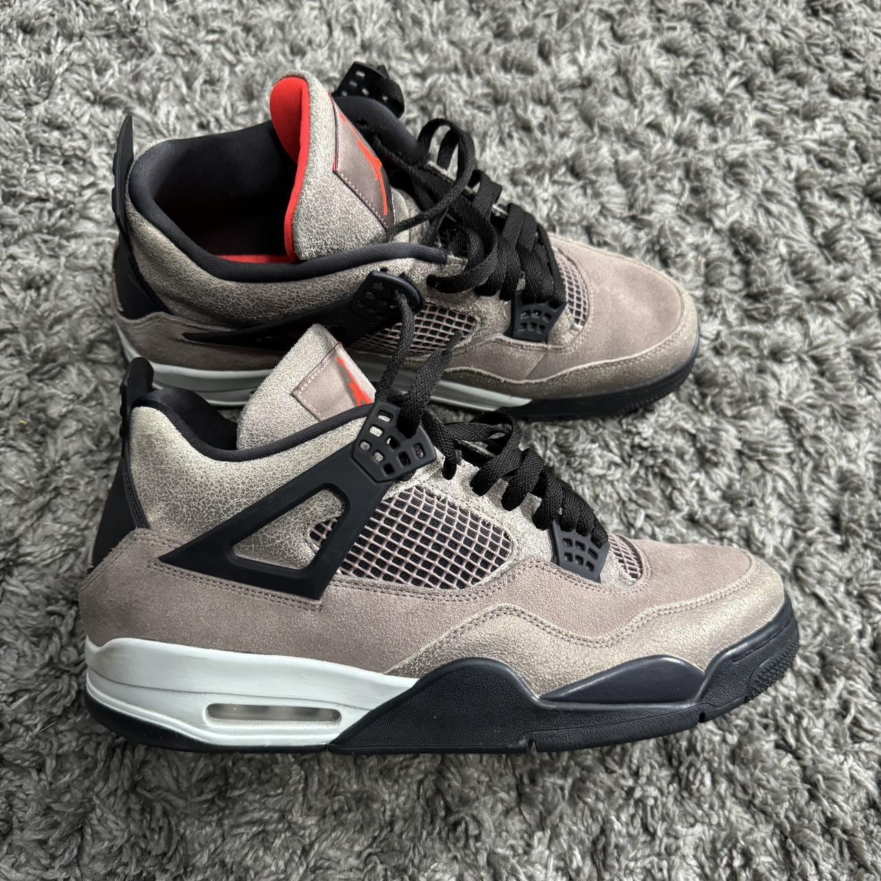 Taupe haze jordan 4’s No box , worn 3-4 times... - Depop