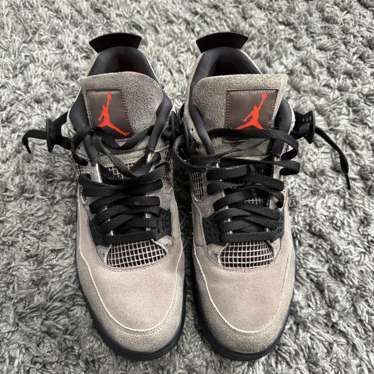 Taupe haze jordan 4’s No box , worn 3-4 times... - Depop