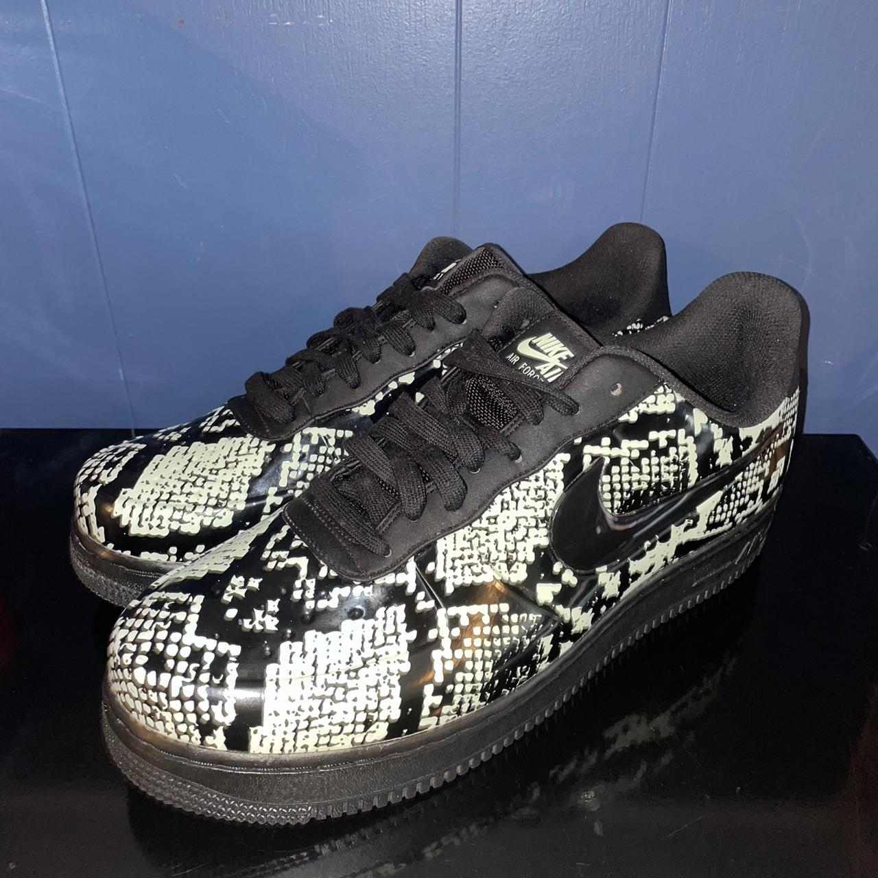 Nike Air Force 1 Foamposite Pro Cup Glow Snakeskin. Depop