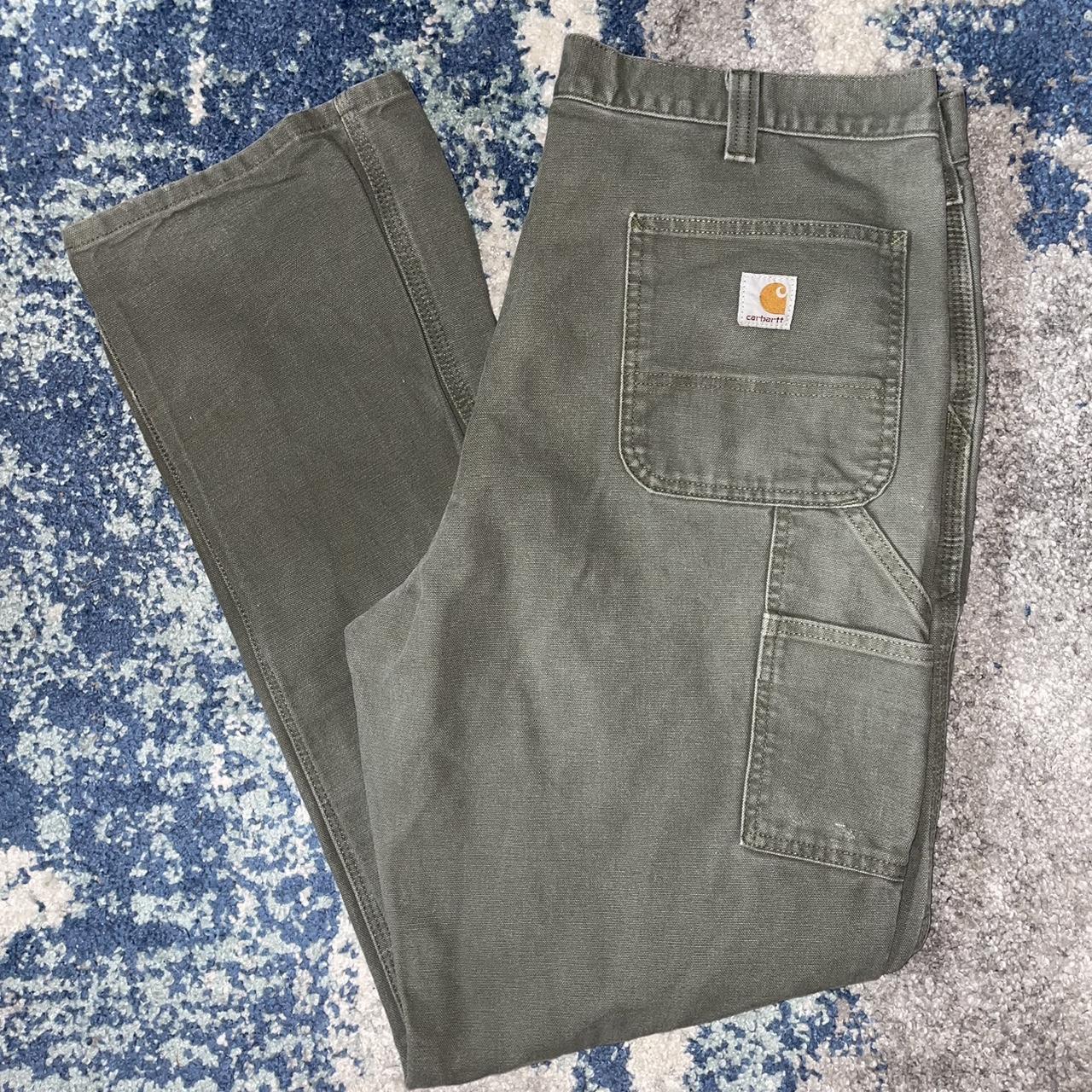 Carhart painterpants mossgreen 38×30 Custom Tailored Carhartt Pants Moss Green - Etsy