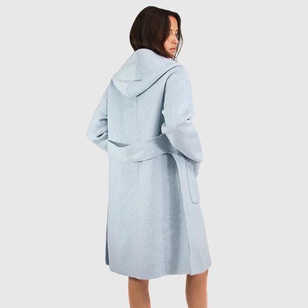 Belle & Bloom Walk This Way Wool Blend Oversized Coat In Grey