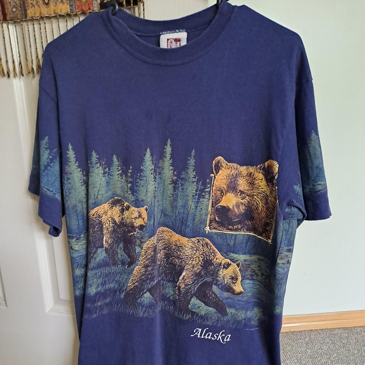 Vintage Alaska tee shirt Size L - Depop