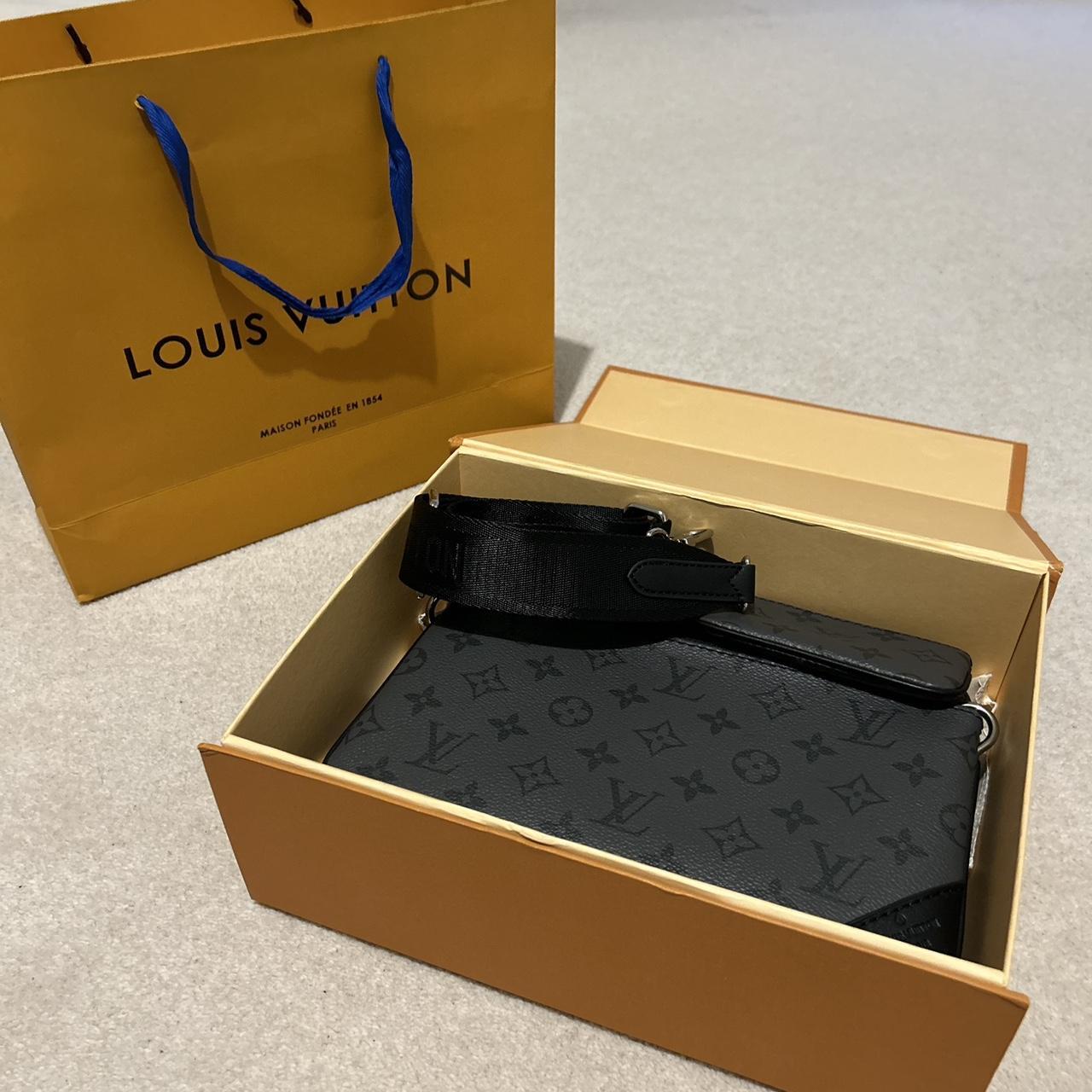 louis vuitton trio messenger bag comes with the... Depop