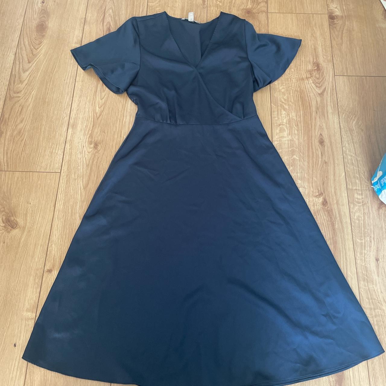 Navy Blue Formal / Work dress from H&M. - Depop