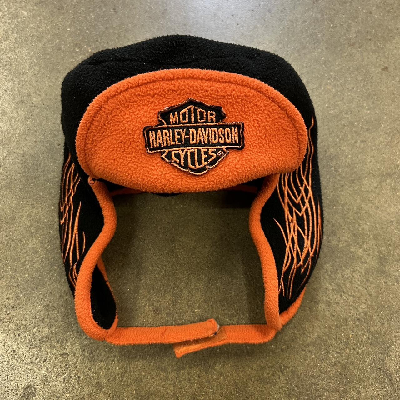 Harley Davidson Kids Beanie 2000s Harley-Davidson... - Depop