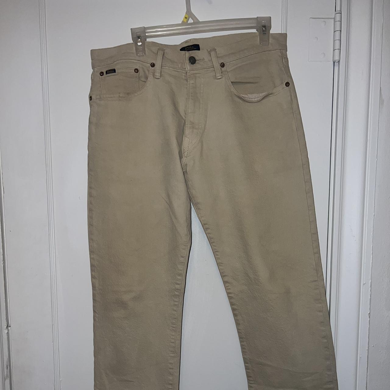 Cream Ralph Lauren Pants/ jeans Men size 32/34 - Depop