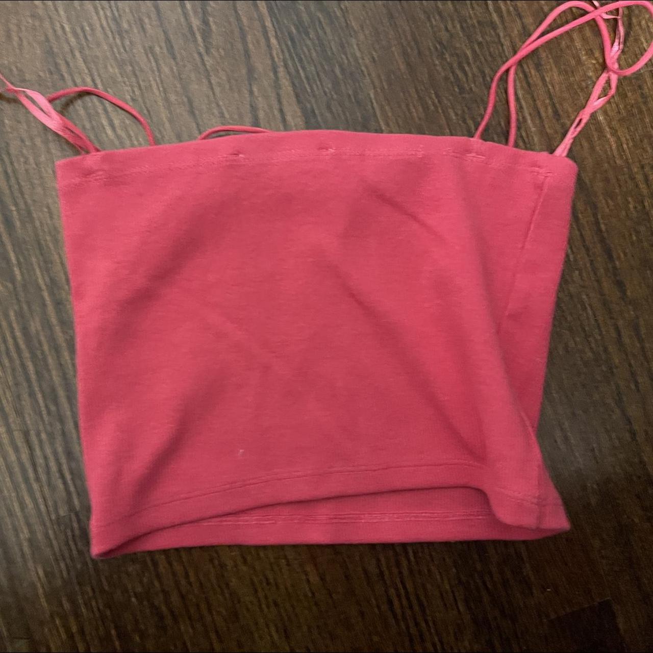 Zara Women's Pink Vest Depop