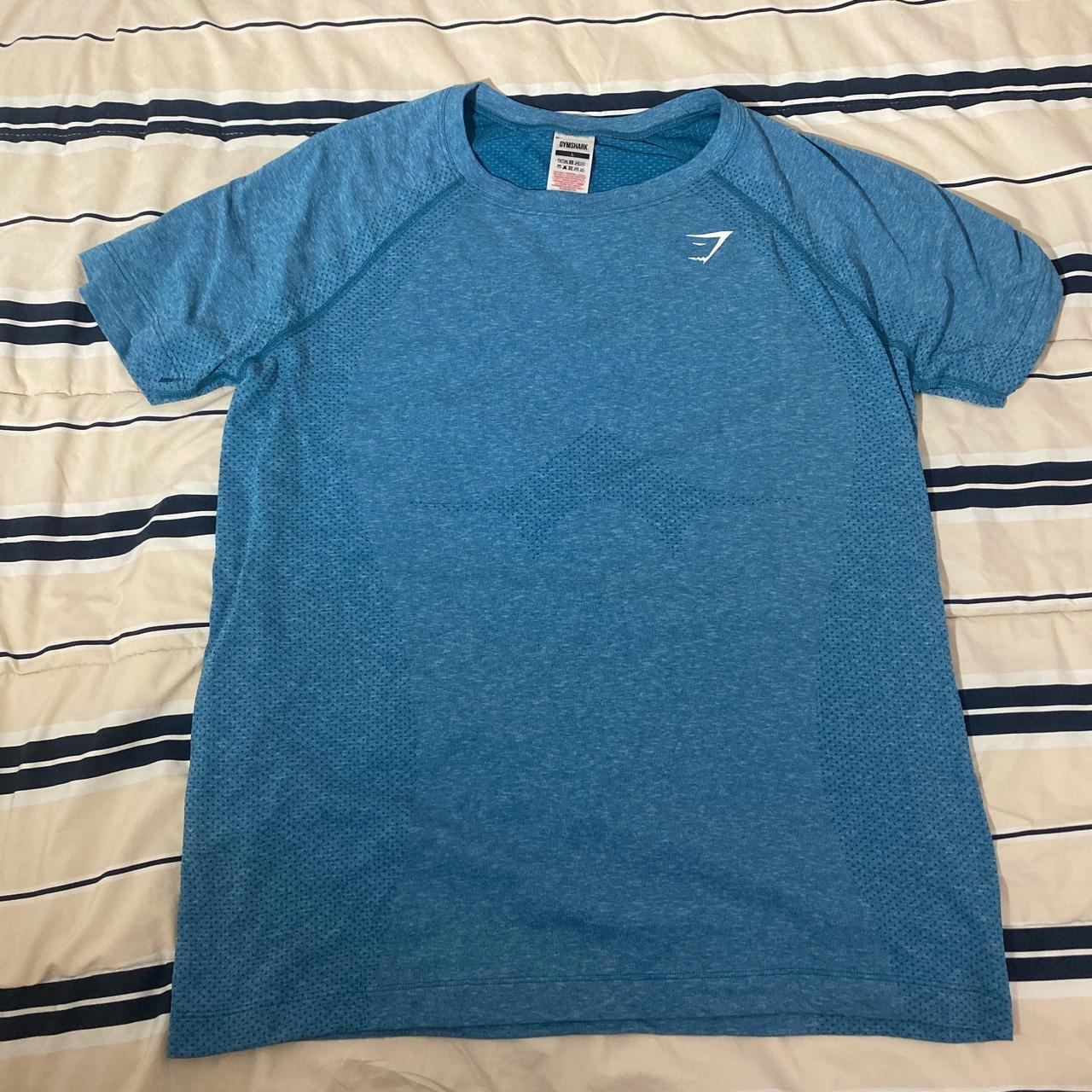 gymshark t shirt, size large, loose fit, worn once,... Depop