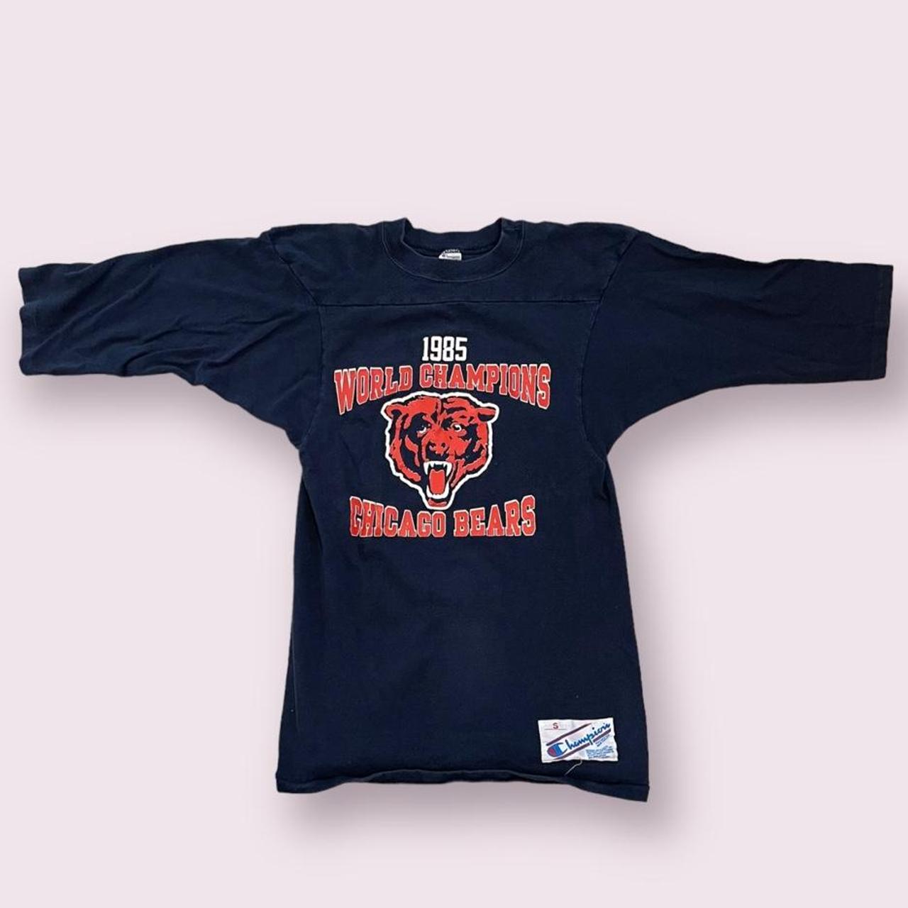 Vintage 1985 Chicago Bears 3/4 long sleeve Size - Depop