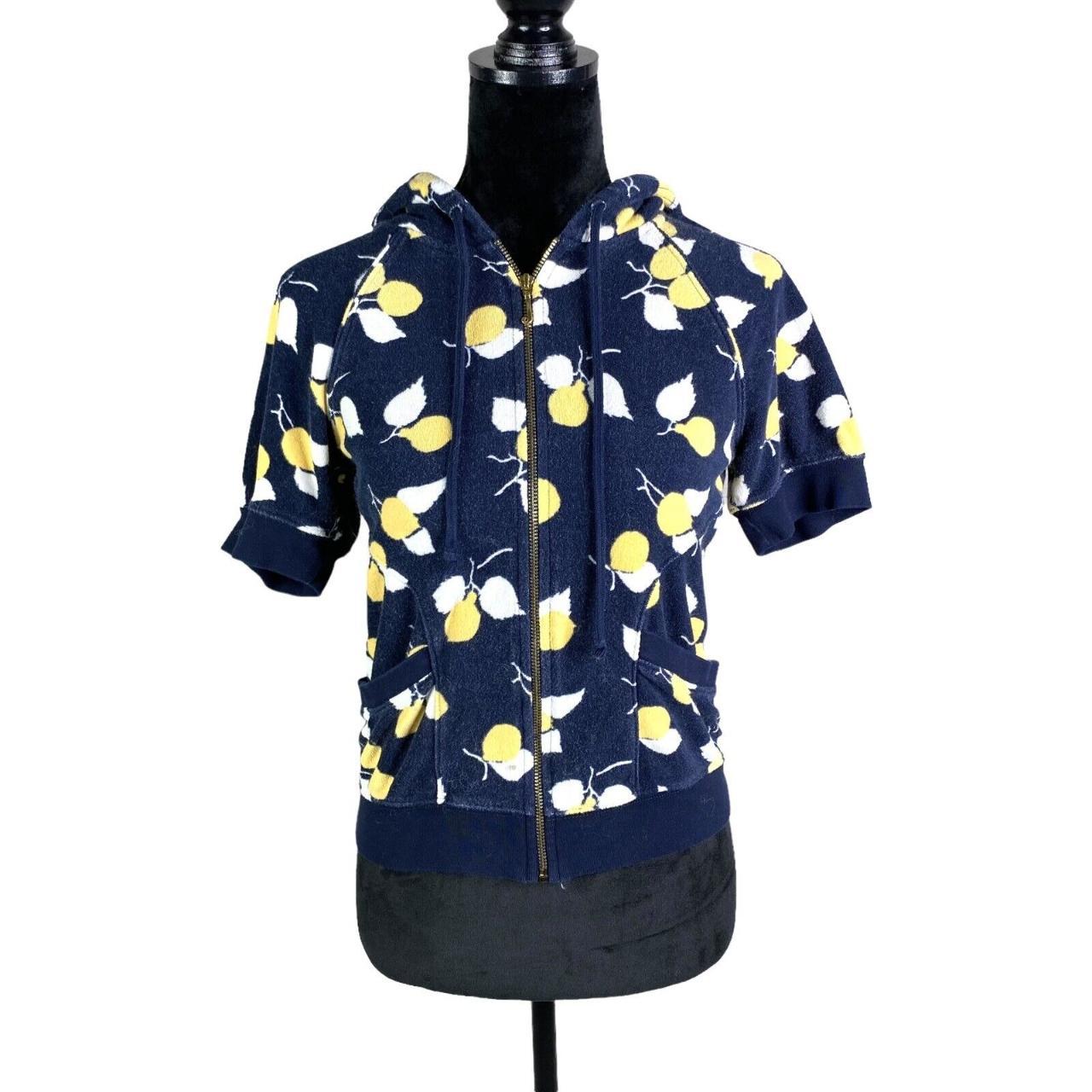 juicy couture lemons hoodie Short Sleeve Full Zip... Depop