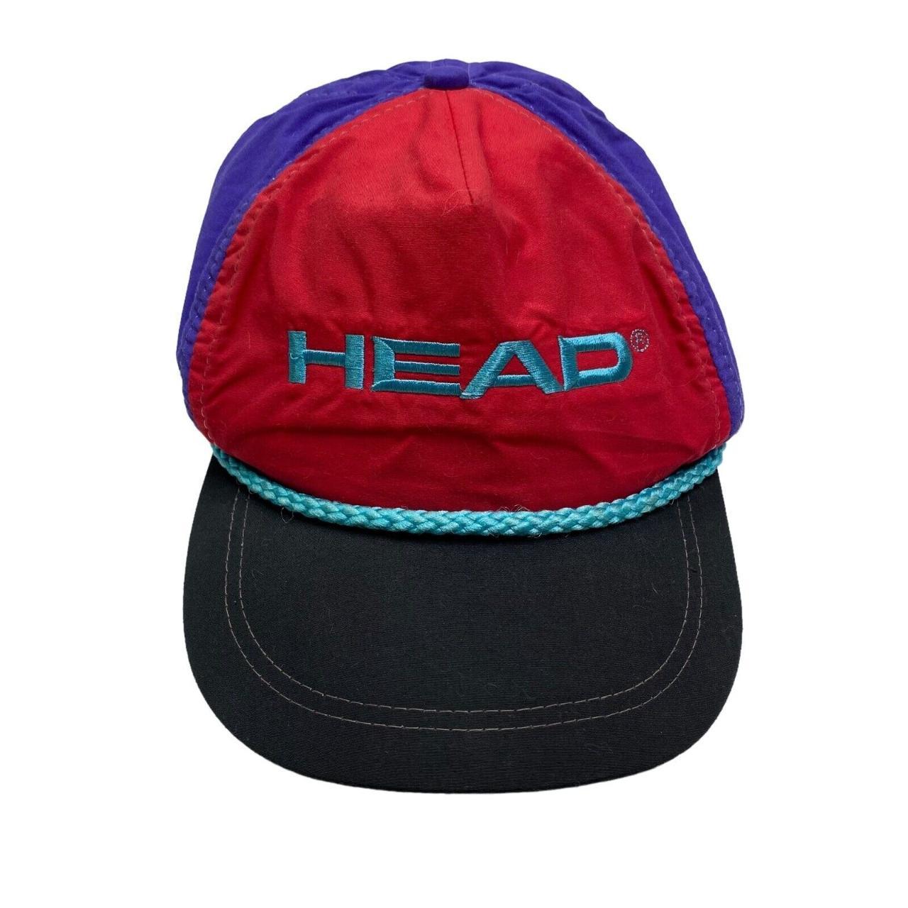 Vintage HEAD Rope Trucker Hat Retro Color Block... Depop