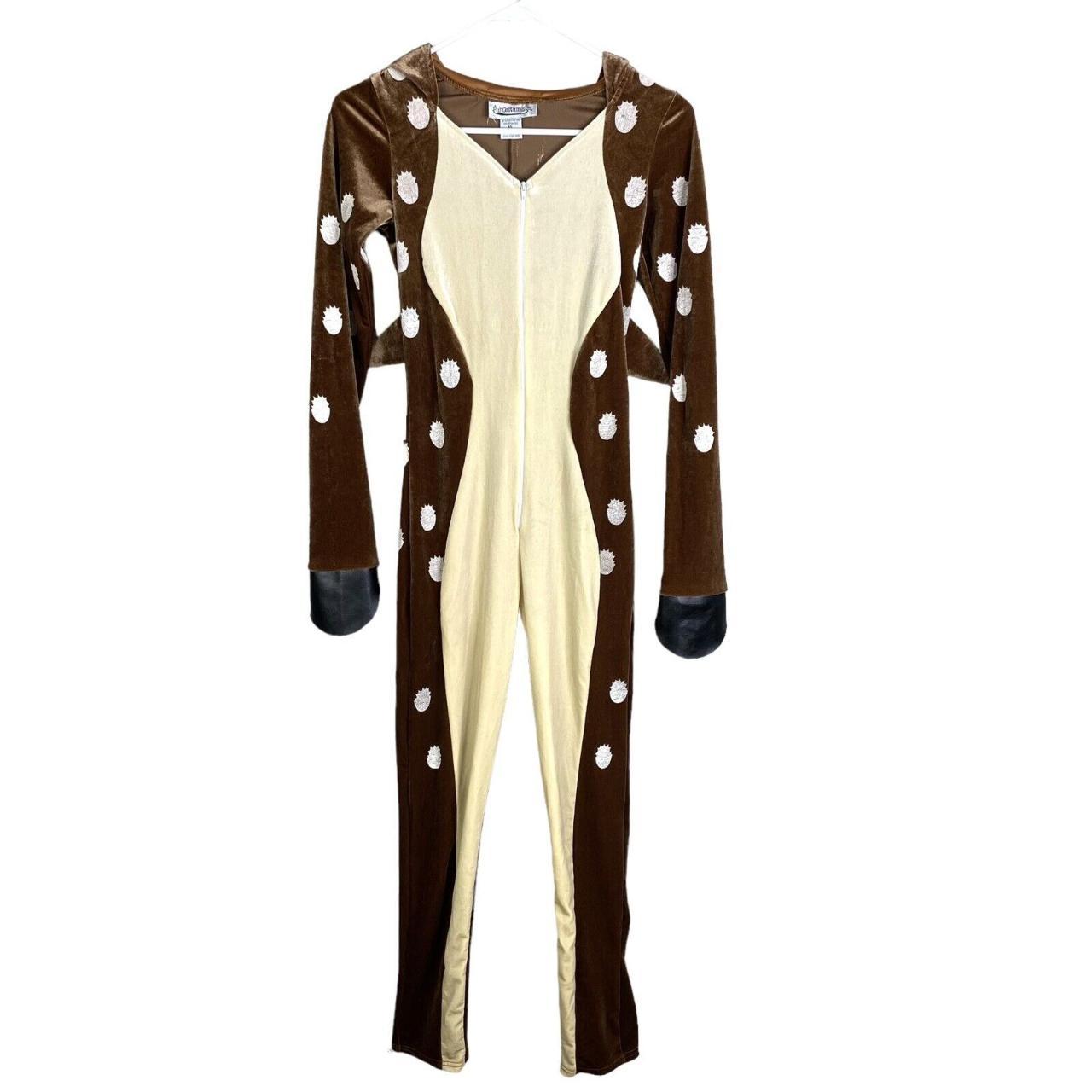 Women's Halloween Costume Jumpsuit Fawn Spotted Deer... Depop