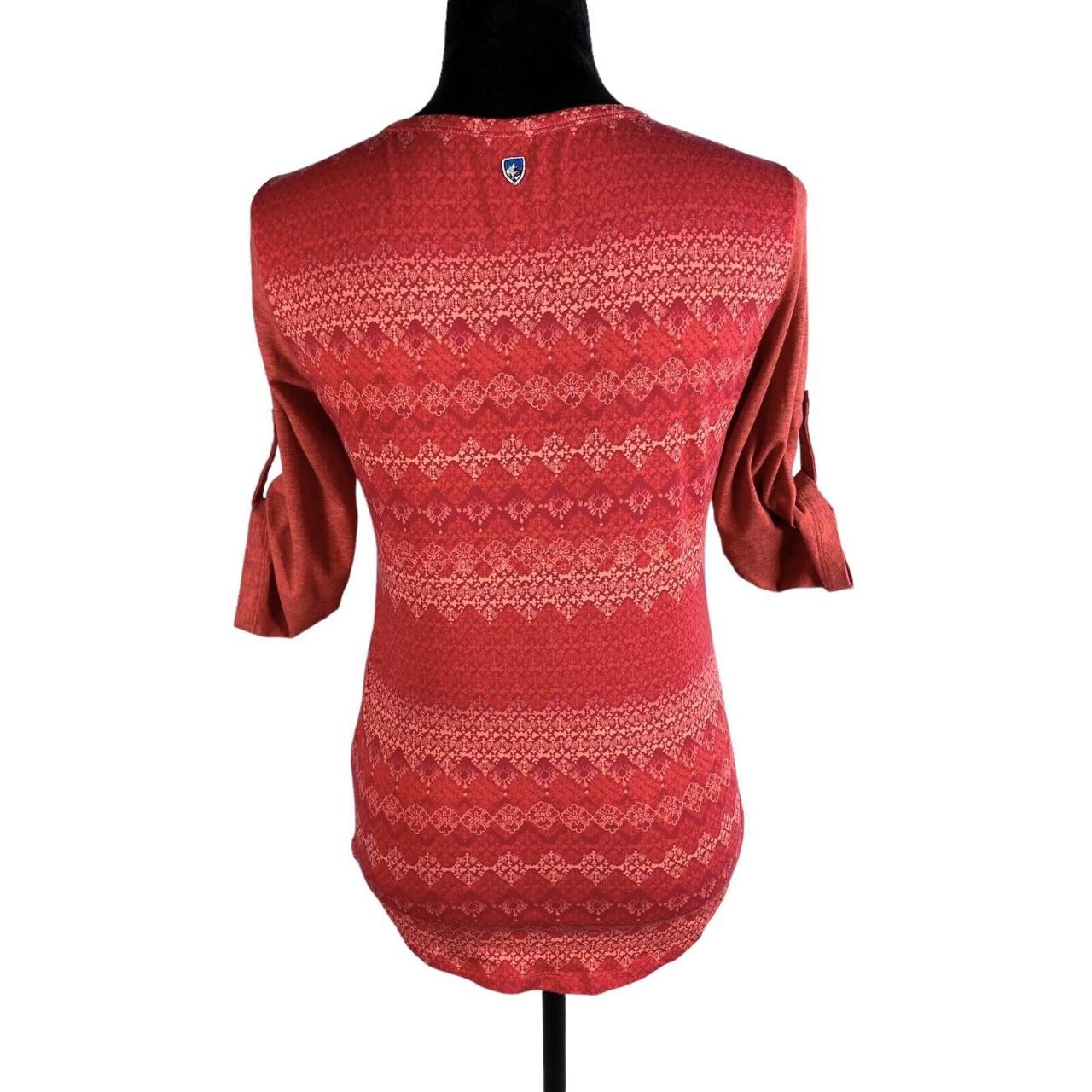 KÜHL Women's Pink and Orange Shirt (2)