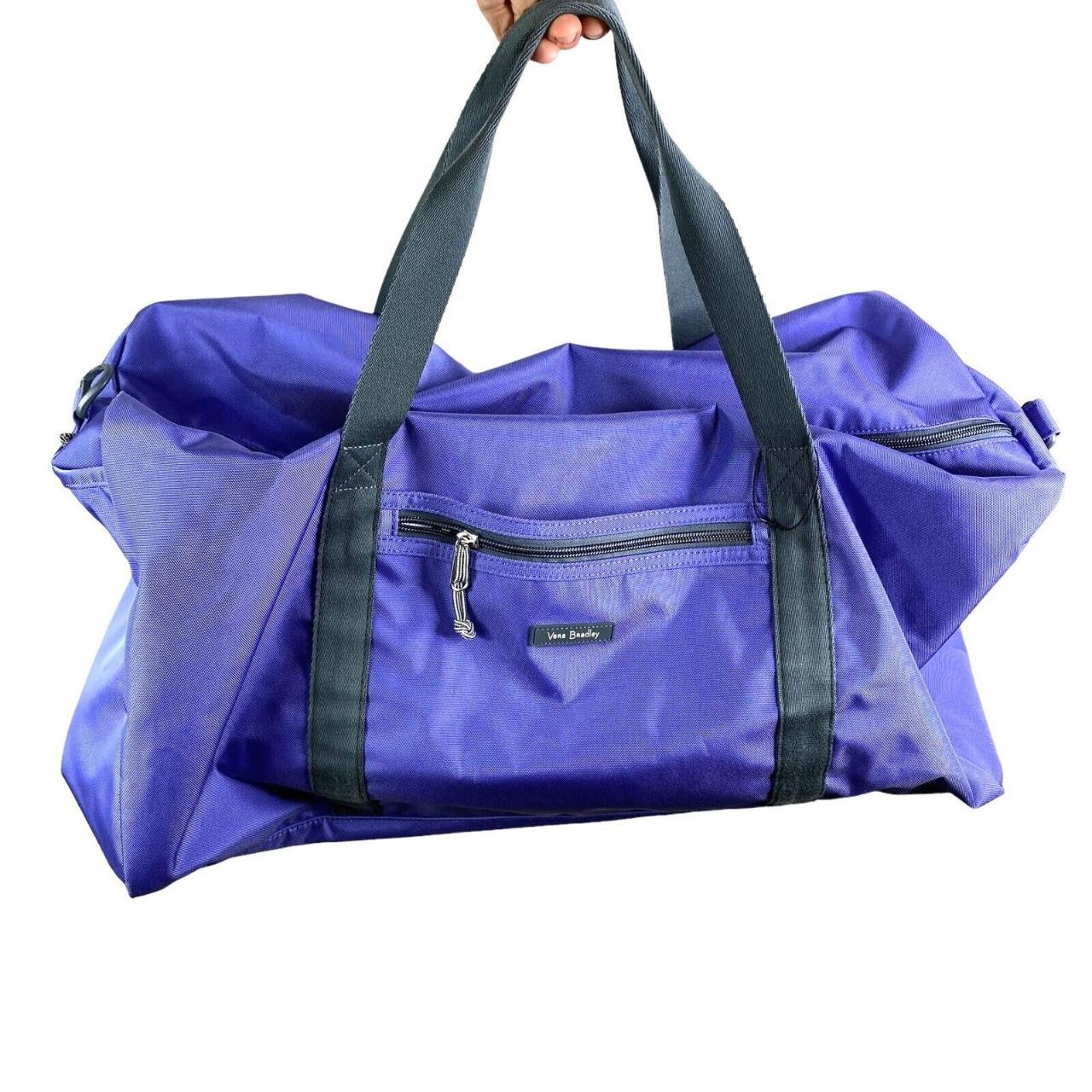 vera bradley Purple duffle bag Weekender Travel Gym... Depop