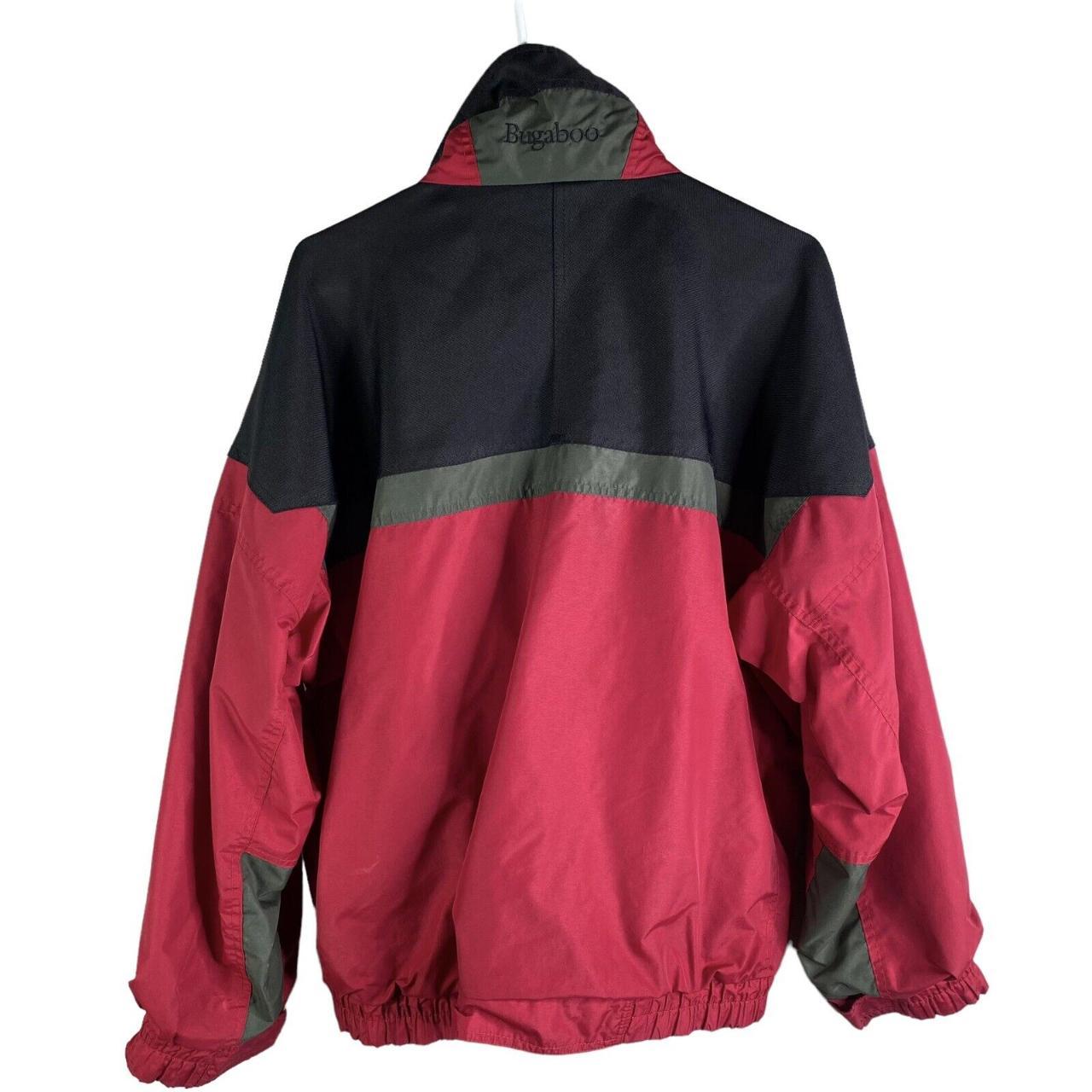 Columbia Sportswear Men's Red and Black Jacket | Depop