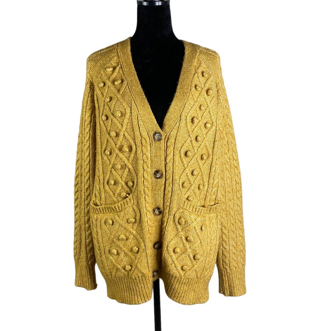 Women's Yellow Cardigan | Depop