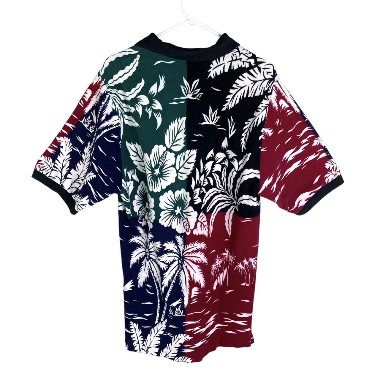 Chaps Men's Red and Green Poloshirts Depop