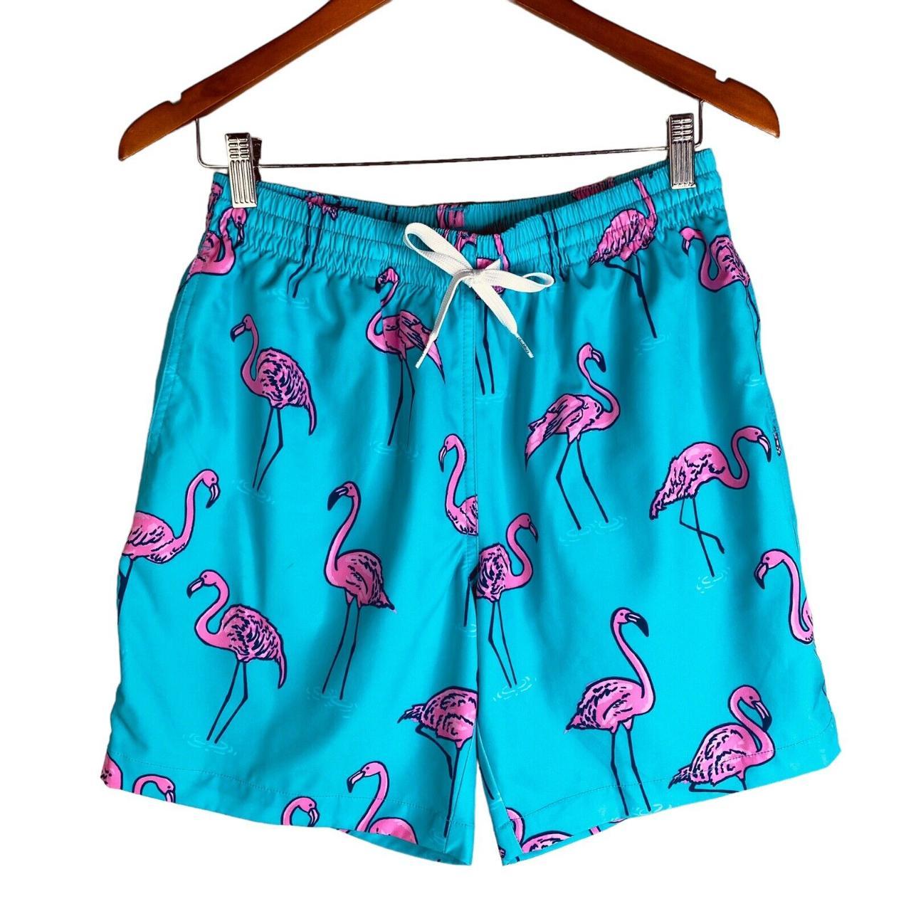 Chubbies Men's Blue and Pink Swimbriefsshorts Depop