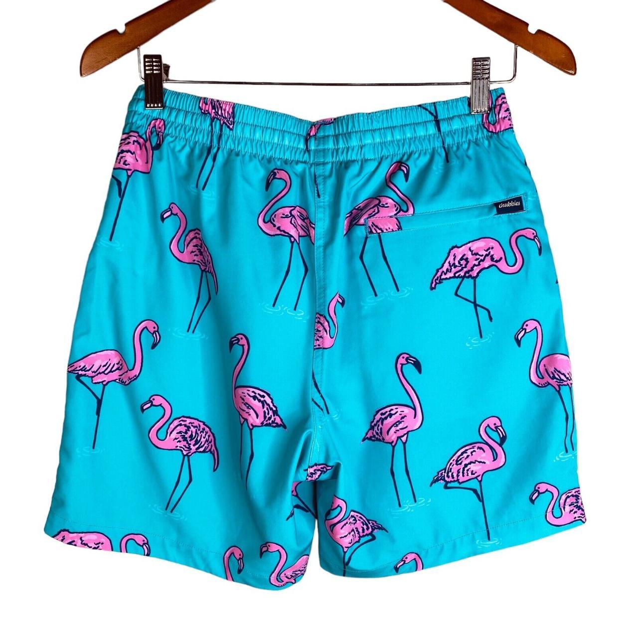 Chubbies Men's Blue and Pink Swimbriefsshorts Depop