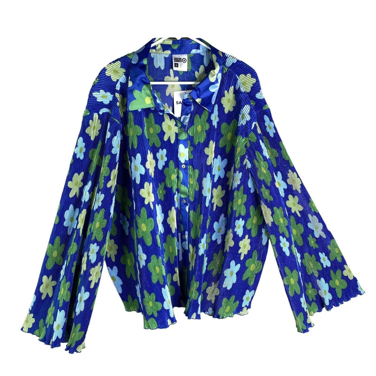 Target Women's Blue Shirt Depop