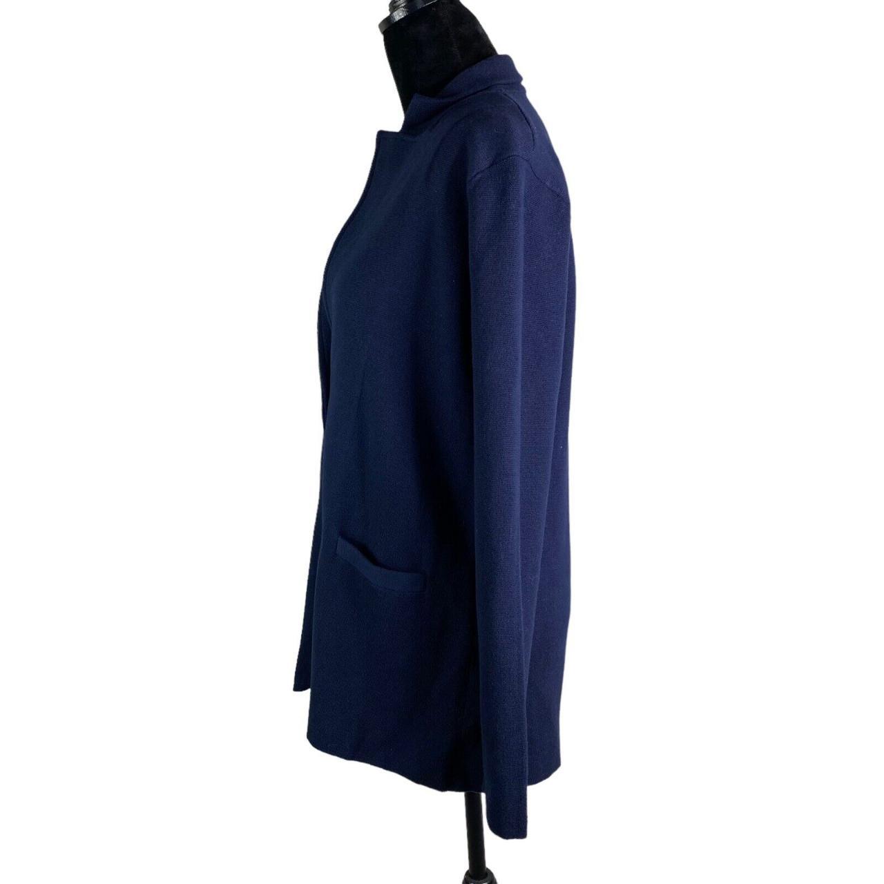 J.Crew Women's Navy Jacket Depop